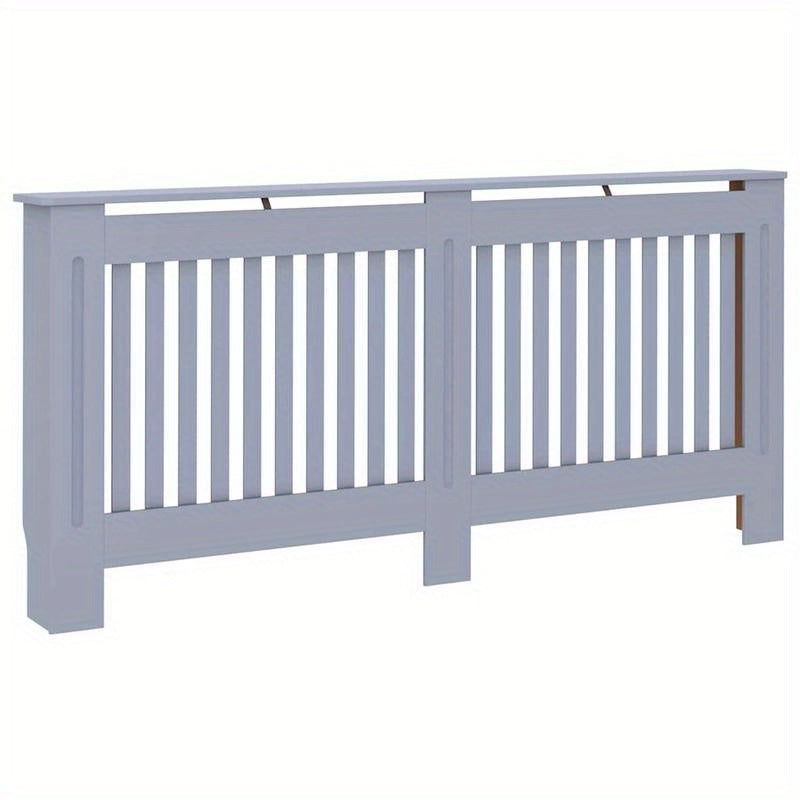 Radiatorombouw – Radiatorbekleding – Radiatorpaneel – Radiatorfront – Radiatorkast – Antraciet – Duurzaam Hout – Extra Plankruimte 172x19x81,5 cm