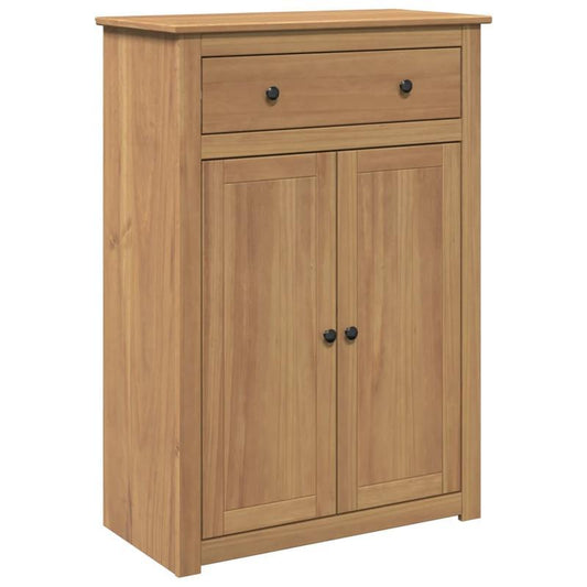 Schoenenrek – Schoenenkast – Schoenenopberger – Opbergmeubel – Schoenenbank – Massief Grenenhout – 80x40x114 cm – Modern Minimalistisch Design – 2 Laags – 8 kg Draagvermogen – Zonder Metalen Onderdelen