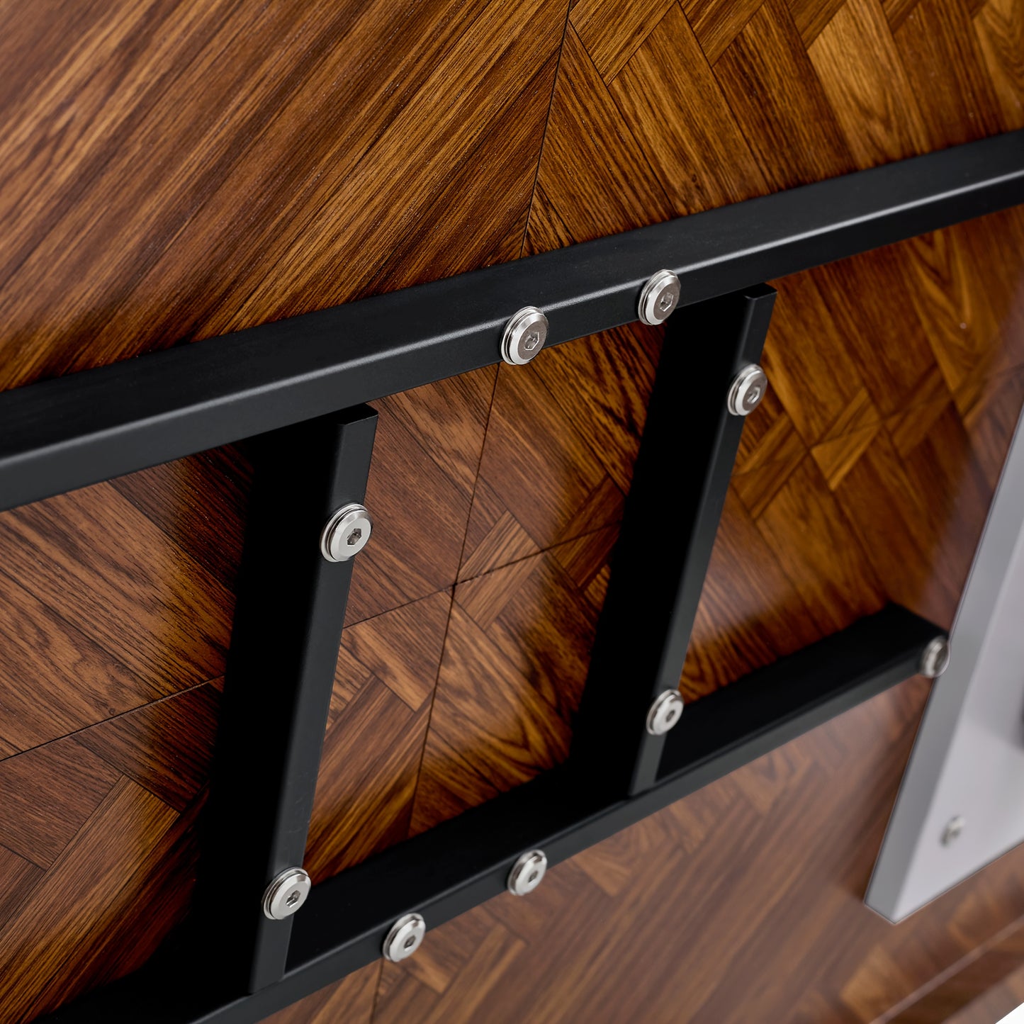 Eettafel – Tafel – Dinertafel – Eetkamertafel – Tafeltje – Zwart – Extra Groot Tafelblad – Stabiele Bogenpoot