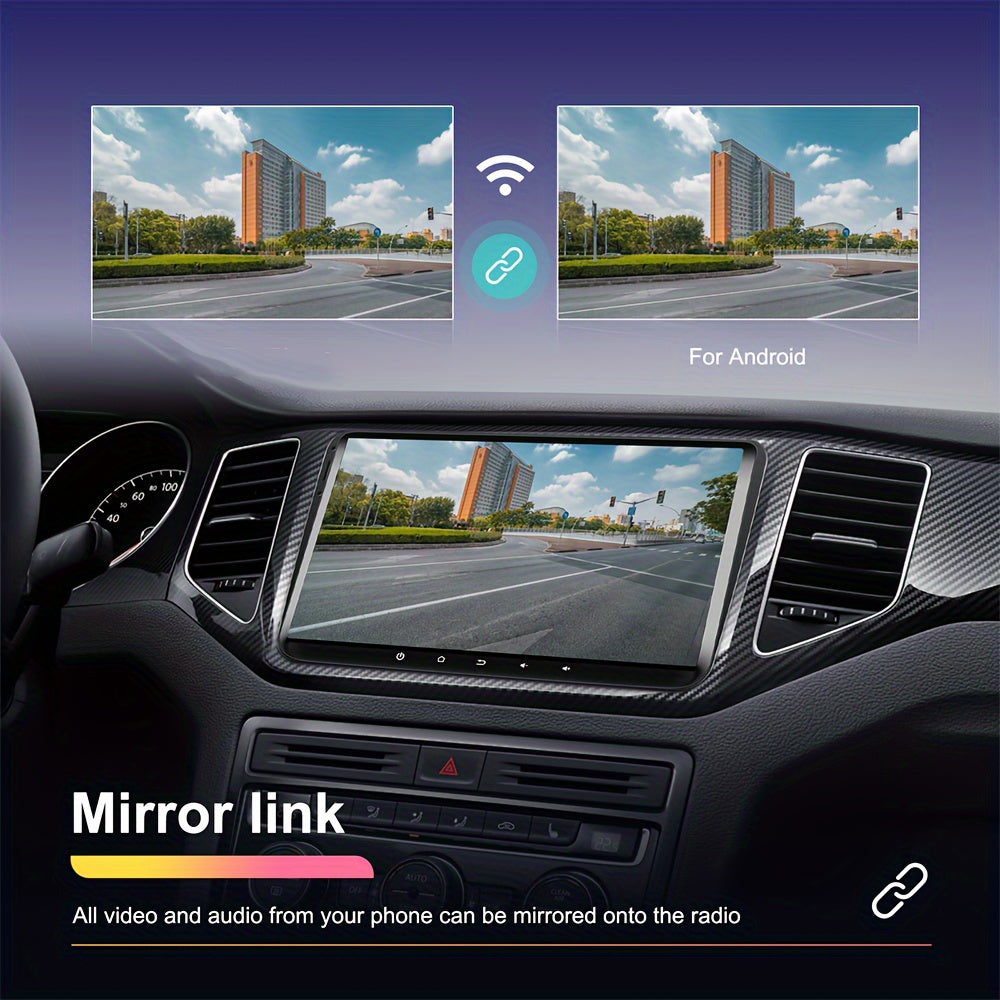Autoradio – Multimedia Systeem – 2 Din Navigatie – Android Autoradio – 9 Inch Touchscreen – Android 13 Systeem – 2GB RAM + 64GB Opslag – GPS Navigatie & Draadloos CarPlay