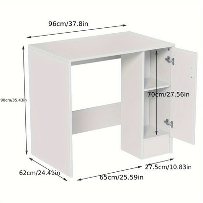 Wasmachinekast – Wasmachine Meubel – Opbergkast – Ombouw – Kast – Wit – 96x62x90 cm – Stevig Bovenblad 15mm – Ruimtebesparend Ontwerp
