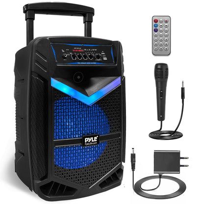 Bluetooth Party Speaker – Draadloze Speaker – Feest Speaker – Karaoke Speaker – Draagbare Speaker – 12 Inch Subwoofer – Inclusief Microfoon