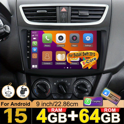 Autoradio – Auto Radio – Multimedia Speler – DAB+ Radio – Inbouw Radio – 9 Inch Touchscreen – Draadloze CarPlay & Android Auto