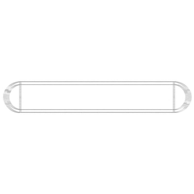 Bloemenrek – Plantenrek – Bloemenhouder – Plantentafel – Plantenstandaard – Verhoogd Ontwerp – Gegalvaniseerd Staal – 600x100x50 cm
