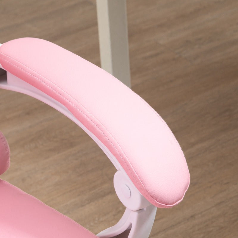 Bureaustoel – Office Chair – Kantoorstoel – Draaistoel – Werkstoel – Ergonomisch Design – Verstelbare Hoogte & Ingebouwde Voetsteun – Makkelijk Schoon Te Maken Niet-Poreus Materiaal
