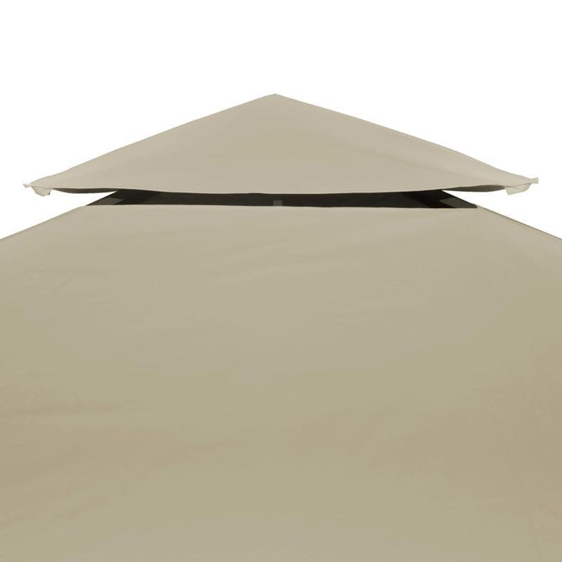 Partytentzeil – Vervangingshoes – Tentdak – Partytenthoes – Pergola zeil – Beige – Waterbestendig 310 g/m² – Afmeting 3x4 meter