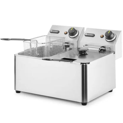 Kitchen Line Commercial Deep Fryer 6kW 230V 2 x 4L - Hendi 205846 - QUORE
