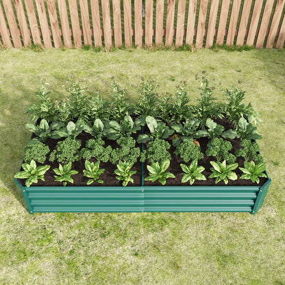Hoogtebed Tuin – Verhoogd Plantenbed – Moestuinbak – Tuinbak – Bloemenbak – Metalen Plantbak – Stevig Stalen Frame – Zonder Bodem Ontwerp