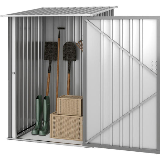 Gereedschapsschuur – Tuinberging – Berging – Opberghok – Tuinkast – Grote Afmetingen 100x103x160 cm – Robuust Gegalvaniseerd Staal – Verwijderbare Panelen
