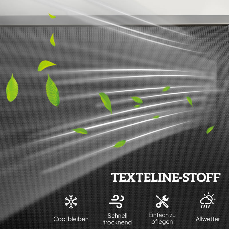Tuinmeubelset – Bistroset – Tuinset – Buitenmeubilair – Terrasmeubilair – Duurzaam Metalen Frame – Comfortabele Schommelstoelen