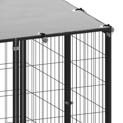 Hondenhok – Hondenkennel – Hondenren – Buitenhok – Hondenkooi – Stevige Stalen Constructie – Ruim 330x110x110 cm