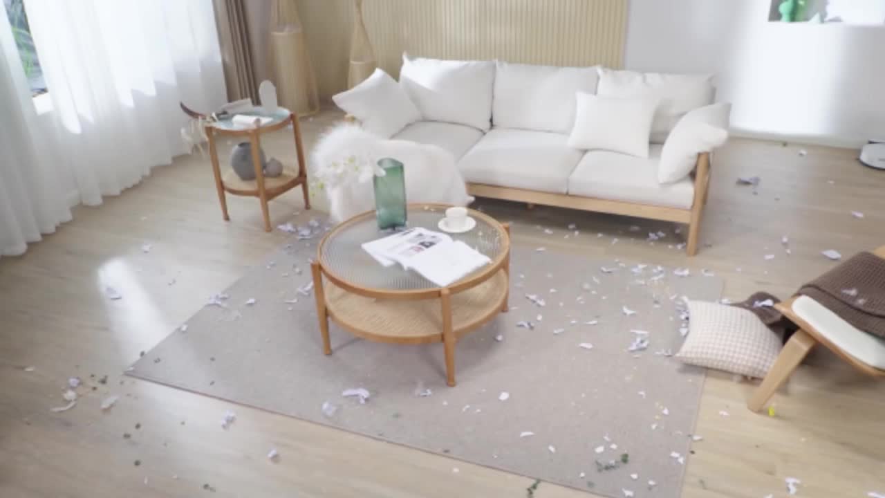 Robotstofzuiger – Robot Cleaner – Robotstofzuiger Automatisch – Stofzuigrobot – Dierenhaar Verwijderaar – Krachtige Zuigkracht 6000 Pa – Lange Batterijduur 165 Minuten