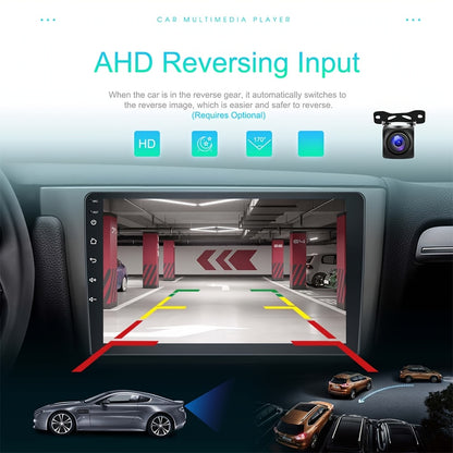 9-inch Android Autoradio – Multimedia Systeem – Navigatie Radio – Touchscreen Car Audio – Wifi Connectiviteit – Draadloze CarPlay – Offline GPS Navigatie