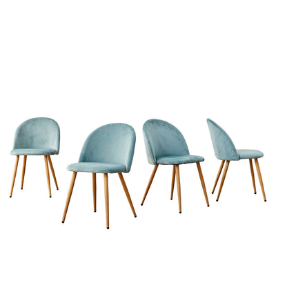 Eetkamerstoelen – Stoelen – Dining Chairs – Zithoekstoelen – Bureaustoelen – Groen Suède – Beukenhouten Frame – Ergonomisch Ontwerp – Polished Afwerking