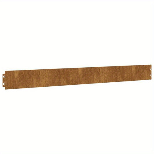 Grasranden – Gazonranden – Tuinranden – Borderafscheiding – Grasrandzetten – Flexibel Cortenstaal – 50 Stuks 10x103 cm