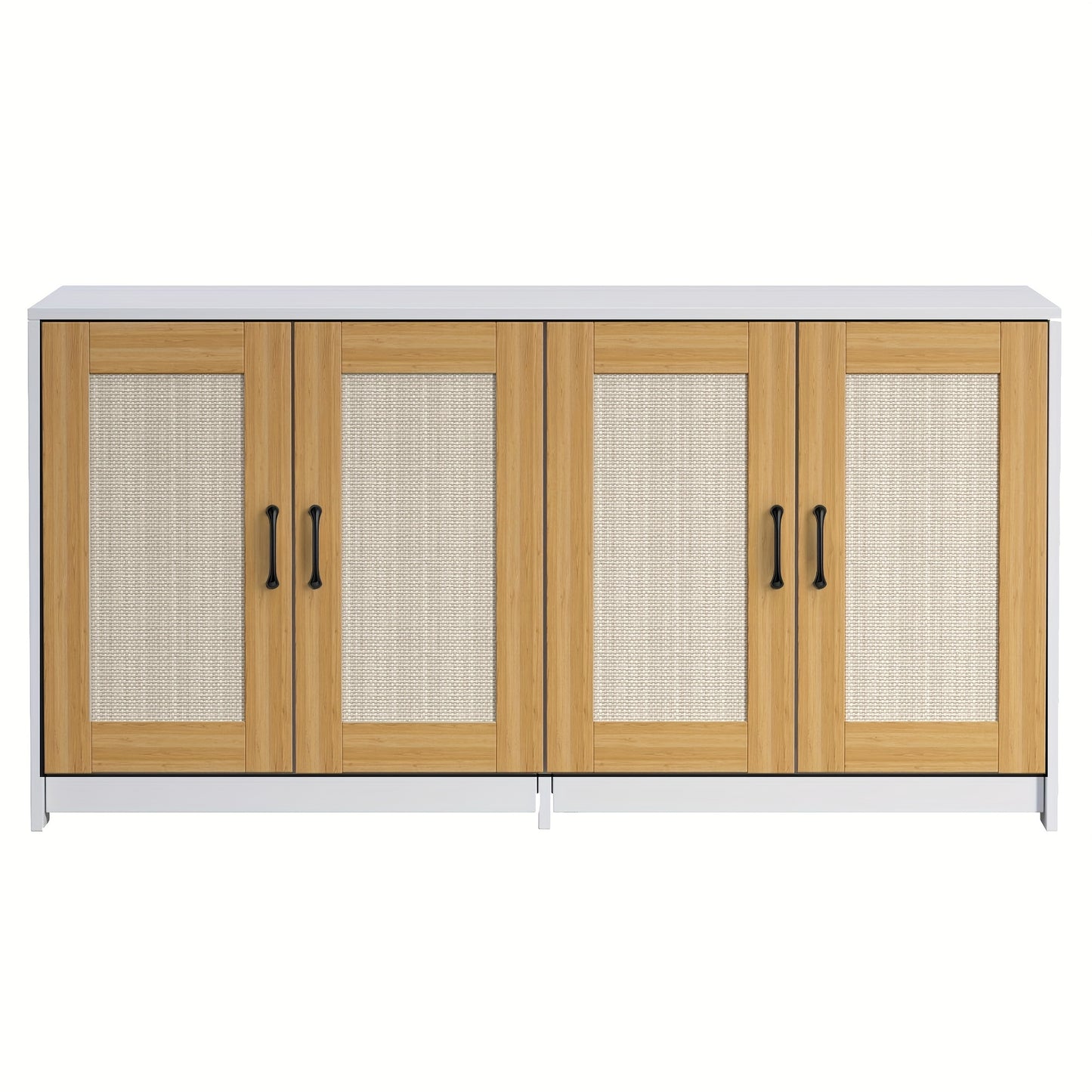 Kattenbakkast – Kattenbak Verstopplek – Kattenbak Meubel – Kattenhuis – Opslagkast – Wit – Voor Twee Katten – Duurzaam MDF – Ruim 120x50x61,5 cm