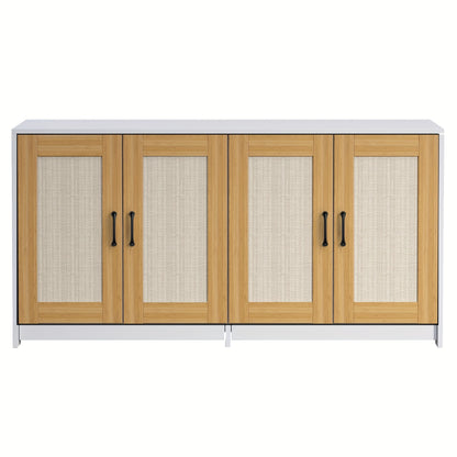 Kattenbakkast – Kattenbak Verstopplek – Kattenbak Meubel – Kattenhuis – Opslagkast – Wit – Voor Twee Katten – Duurzaam MDF – Ruim 120x50x61,5 cm