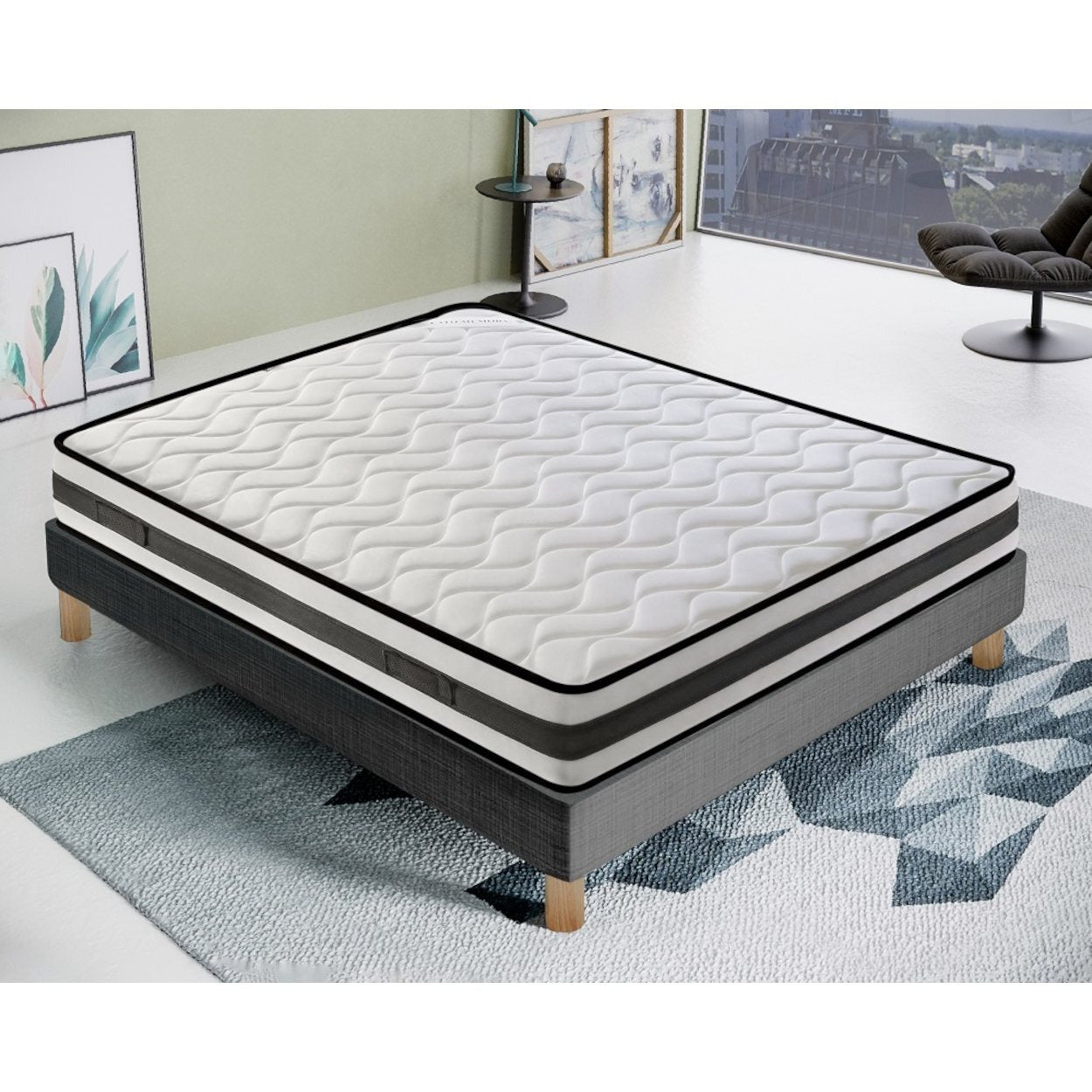 HR Schuimmatras – Matras – Slaapmatras – Matraskussen – Orthopedisch Matras – 180x200 cm – 20 cm Hoogte – 9 Comfortzones – H4 Stevigheid – Ademend – Hoge Dichtheid