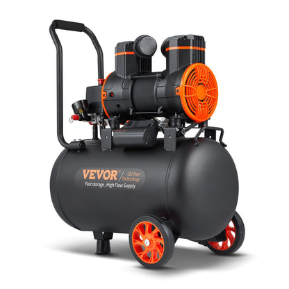 Luchtcompressor – Compressor – Aircompressor – Pneumatische Compressor – Olievrije Compressor – 9.3 Gallon – Ultrastil 70 dB – Krachtige 1800W Motor