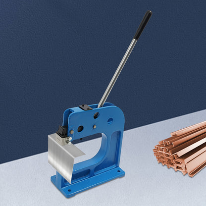 Metalen Krimp- en Strekmachine – Metaalbewerking Gereedschap – Plaatwerk Tang – Handkrimptang – Krimpmachine Metaal – Robuuste Metalen Constructie – Werkdiepte 21,6 cm – Blauwe Verflaag