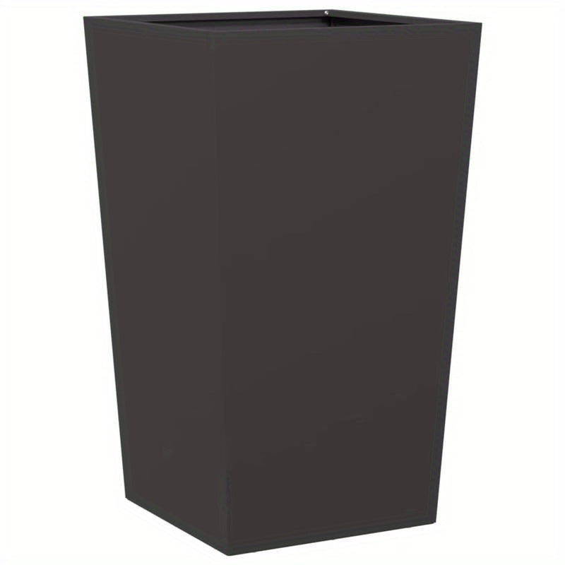 Easy to assemble modern and simple Planters 2pcs black 45x45x75cm steel backyard high-quality flower box kit