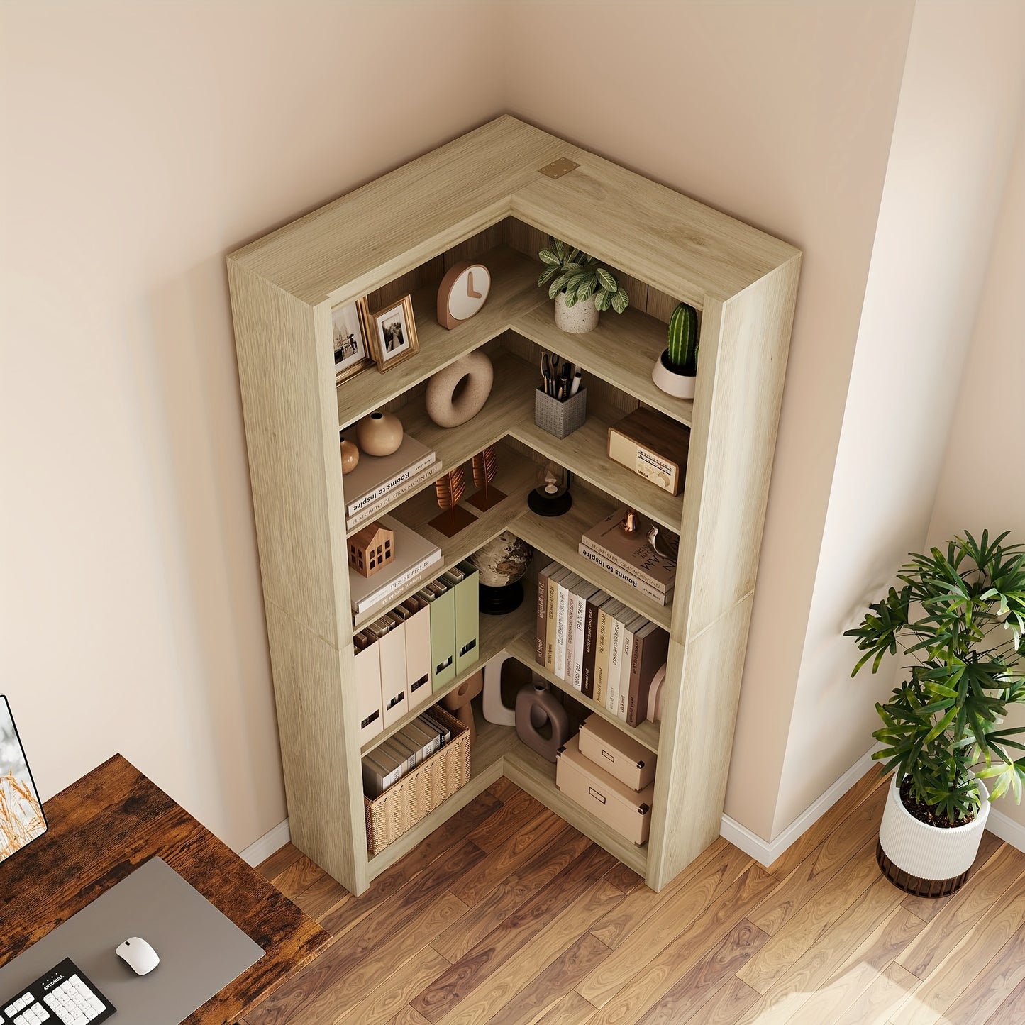 Opbergkast Hal – Garderobekast – Schoenenkast – Kapstok – Entreekast – Rustiek Design – 15 Vakken Met 10 Dubbele Haken – Gemakkelijk Te Monteren
