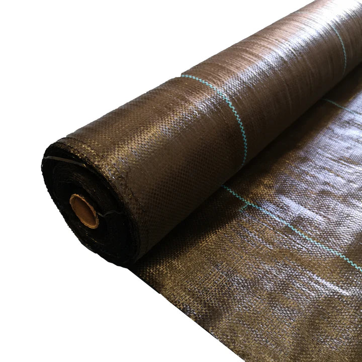 Onkruiddoek - Gronddoek - Worteldoek - Geotextiel - Tuinvlies -  6ft x 300ft - Zware Textiel Voor Tuin, Kas en Oprit – Ademend en UV-bestendig Doek - Bruin
