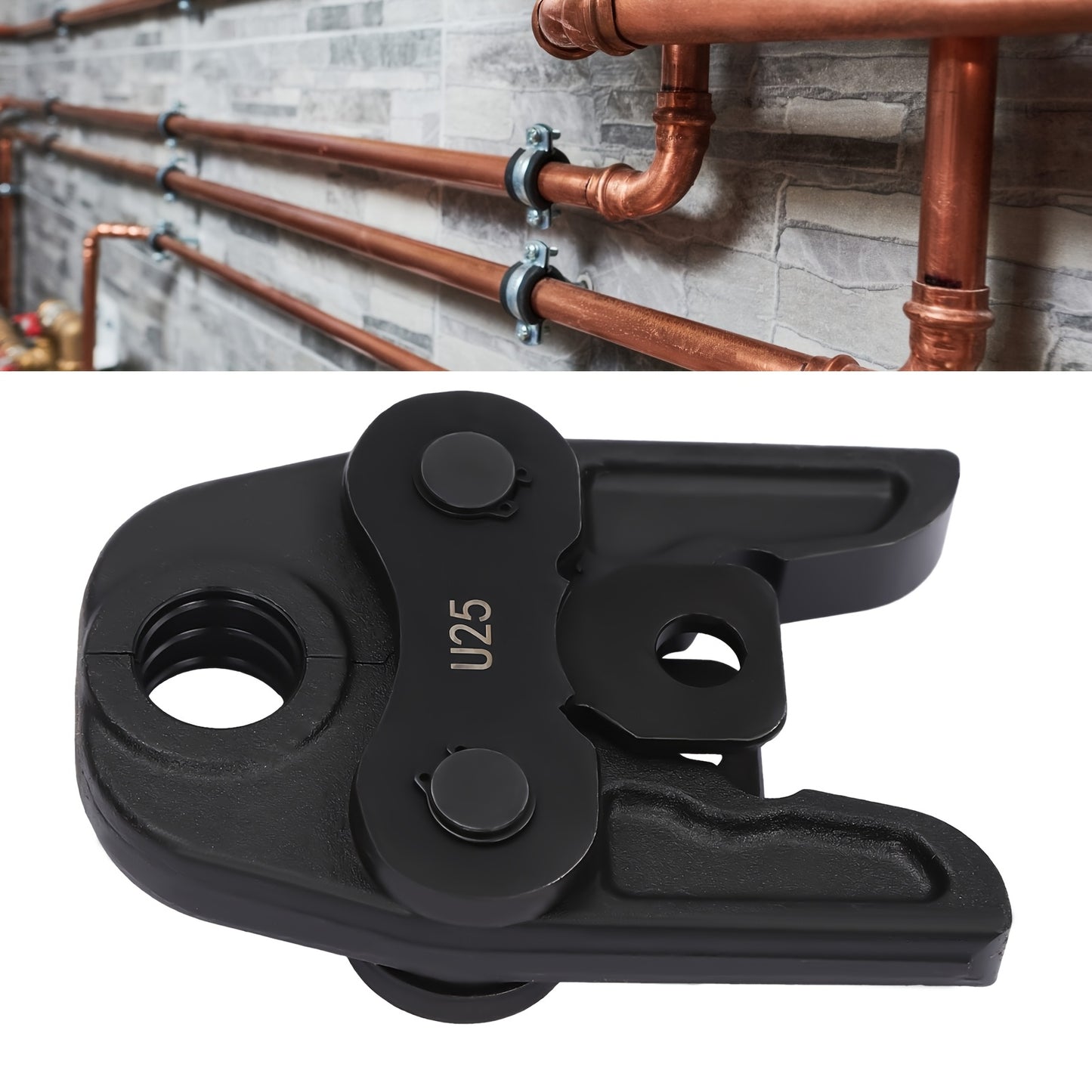 Buisknipmal – Hydrauliekslangtang – Perstang – Krimptang – Buisknijptang – Cr40 Staal – Voor Buizen 25 mm – Eenvoudige Montage – Duurzaam & Slijtvast