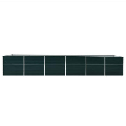 Verhoogde Bloementafel – Plantenrek – Tuinplantentafel – Kruidentafel – Groententafel – Gegalvaniseerd Staal – Weerbestendig & Ruim 480x80x77 cm – Groen