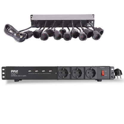 Stekkerdoos – Verdeelstekker – Verlengsnoer – Stopcontactblok – USB-lader – 19 Stopcontacten – 4 USB Poorten – Overbelastingbeveiliging – 4,5 Meter Kabel