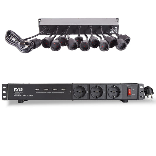 Stekkerdoos – Verdeelstekker – Verlengsnoer – Stopcontactblok – USB-lader – 19 Stopcontacten – 4 USB Poorten – Overbelastingbeveiliging – 4,5 Meter Kabel