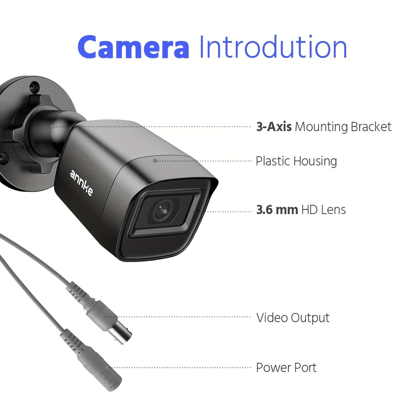 4K PoE Beveiligingssysteem – Bewakingscamera – Beveiligingscamera – CCTV Camera – Turret Camera – Met Mens- en Voertuigdetectie – Tweerichtingsgesprek en Smart Dual Light Nachtzicht