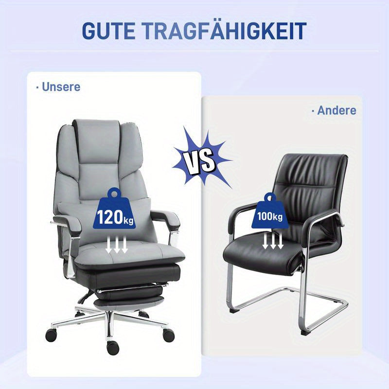 Ergonomische Bureaustoel – Verstelbare Bureaustoel – Gamerstoel – Computestoel – Draaistoel – 360° Draaibaar – Comfortabele Lendensteun
