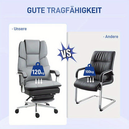 Ergonomische Bureaustoel – Verstelbare Bureaustoel – Gamerstoel – Computestoel – Draaistoel – 360° Draaibaar – Comfortabele Lendensteun