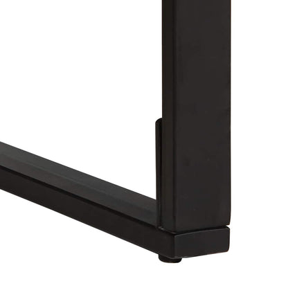 Eettafel – Eetkamertafel – Keukentafel – Rechthoekige Tafel – Restauranttafel – Massief Acaciahout – 200x100x75 cm – Robuust Met Metalen Frame