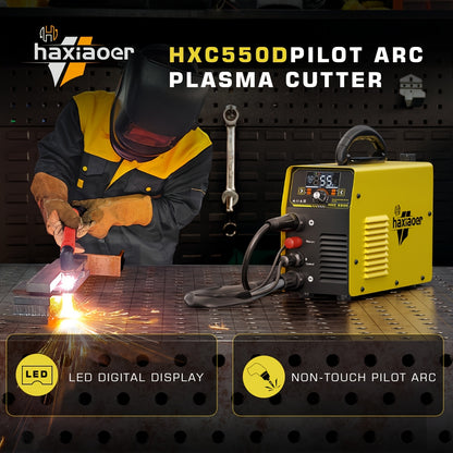 Plasmasnijder – Plasmasnijmachine – Metaalsnijder – Snijbrander – Cuttool – Non-Touch Pilotboog – Groot LED-Display – 55A Snijkracht – Dual Voltage 110V/220V