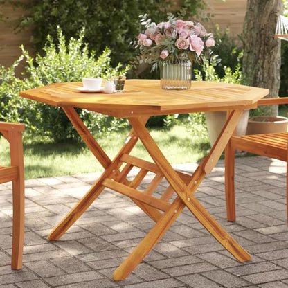 Opvouwbare Tuin- En Picknicktafel – Tuintafel - Opvouwbare Tafel – Kampeertafel – Buitentafel – Acaciahout – Compact – Draagbaar – 110 X 75 Cm