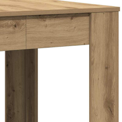 Eettafel – Tafels – Meubels – Eethoek – Dinertafel – Artisan Eikenhout – Licht Houten Finish – 140x74,5x76 cm – Eenvoudige Montage