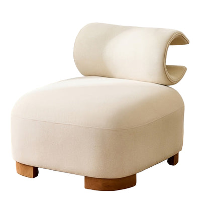 Chillstoel – Fauteuil – Relaxstoel – Zitzak – Loungestoel – Wit – Katoenen Vulling – Onderhoudsvriendelijke Stof