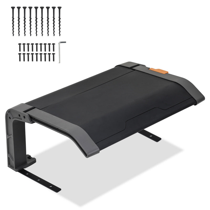 Robotmaaier Garage – Robotmaaier Overkapping – Maairobot Schuilplaats – Robotmaaier Carport – Opvouwbare Bescherming – Metalen Frame – UV-bestendig PP Plastic Dak – 72x56x36 cm – Zwart-Grijs