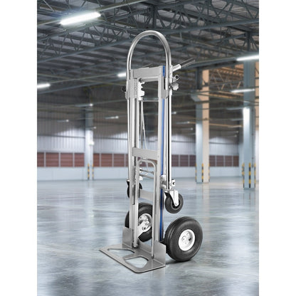 Vouwkar – Bolderkar – Transportwagen – Bolderwagen – Vouwkarretje – 3-in-1 Handkar – Aluminium Frame – Draagkracht 350 kg