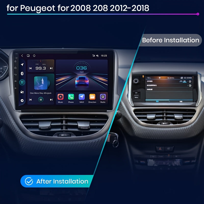 Autoradio – Multimedia Speler – Android Auto – Smart Radio – 2 Din Systeem – 10 Inch Touchscreen – Wifi Connectiviteit – 1GB RAM 32GB Opslag