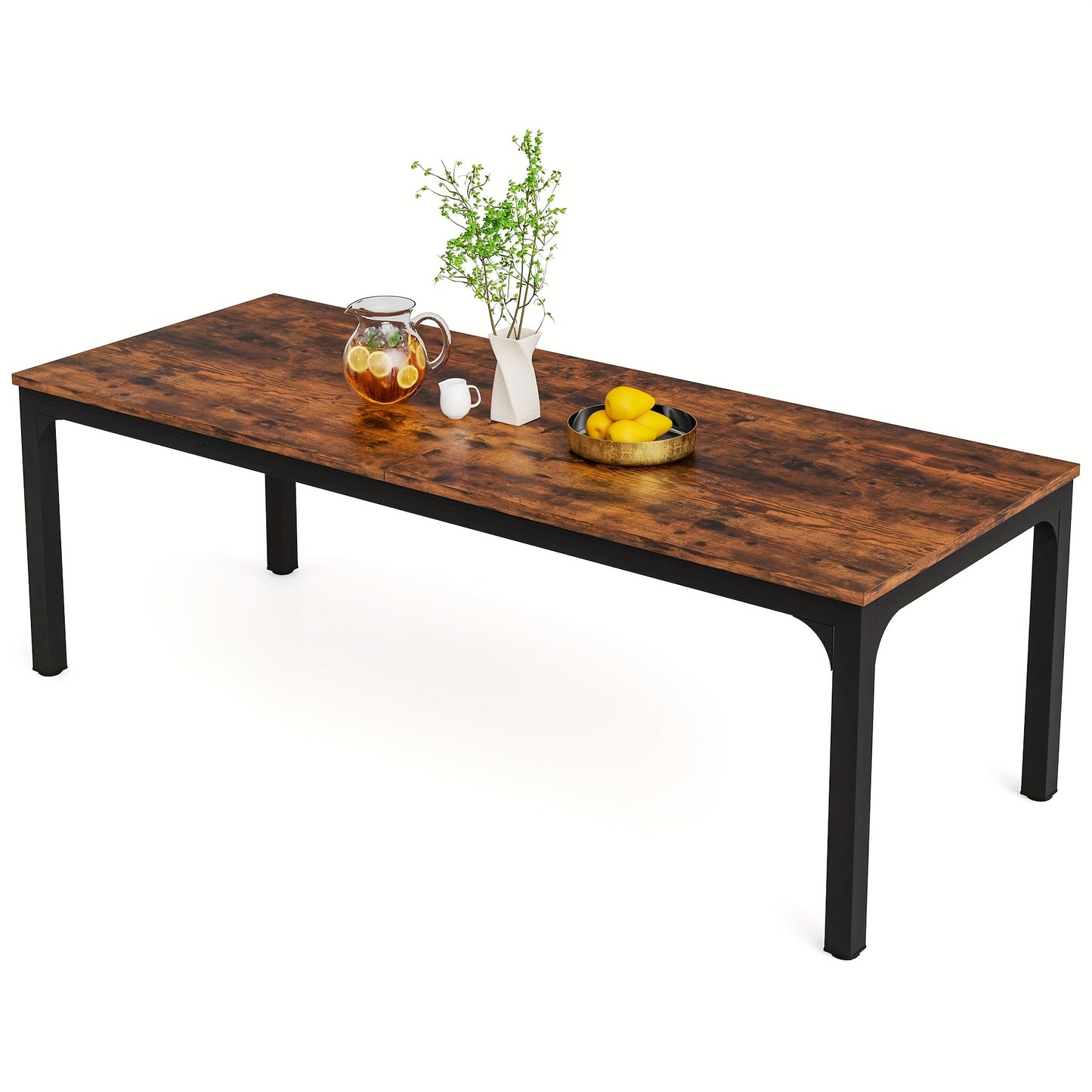 Eettafel – Keukentafel – Tafel – Dinertafel – Werkplek – Extra Lang 200 cm – Massief Hout en Spaanplaat