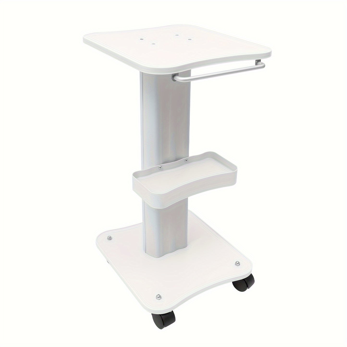 Salon Trolley – Beautywagen – Behandelwagen – Rollwagen – Opbergtrolley – Wit – Stevig Draagvermogen 40 kg – 360° Zwenkwielen Geruisloos