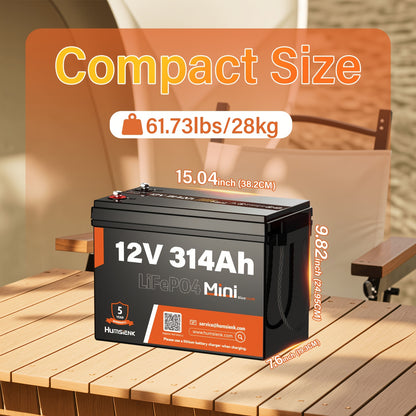 12V 100AH LIFEPO4 Accu – LI-Ion Accu – Camper Accu – Solar Accu – Backup Accu – 15000+ Cyclus Levensduur – Compact & Lichtgewicht