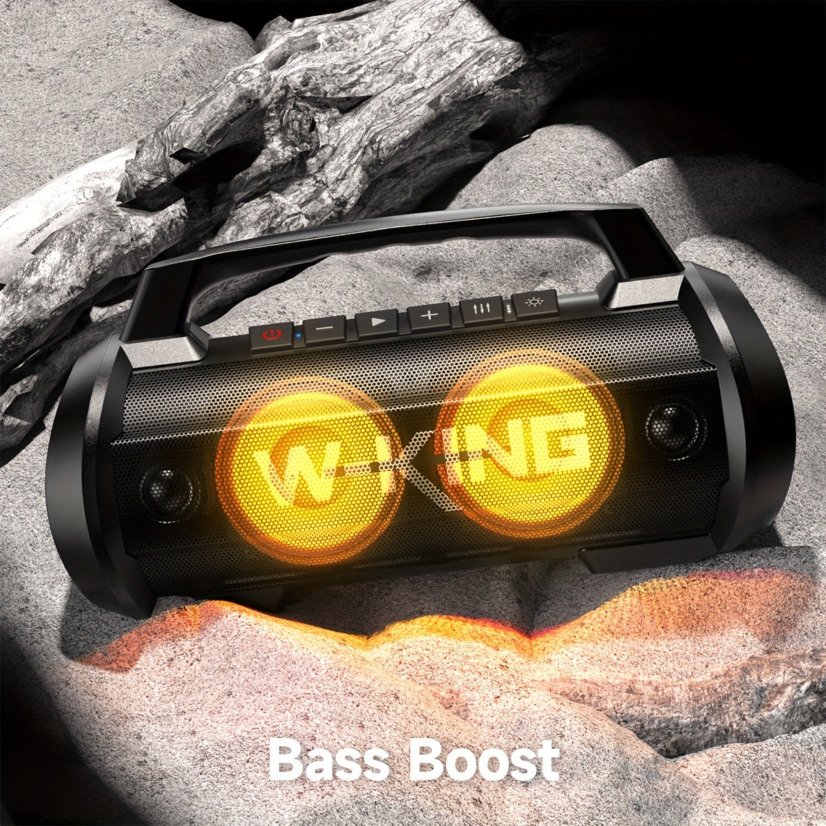 Bluetooth Speaker – Draadloze Speaker – Draagbare Luidspreker – Outdoor Speaker – Mini Speaker – 90W Krachtig Geluid – IPX6 Waterdicht Met Lichtshow
