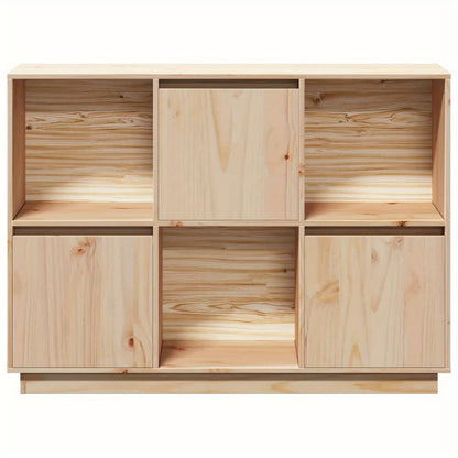 Dressoir – Sideboard – Opbergkast – Ladekast – Opbergmeubel – Massief Grenenhout – Inclusief Opbergboxen 110,5x35x80 cm