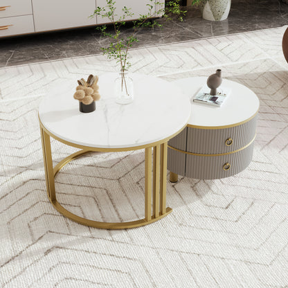 Uitschuifbare Tafel – Bar Tafel – Keukentafel – Koffietafel – Eettafel – 360° Draaibaar – Mat Zwart Metalen Frame