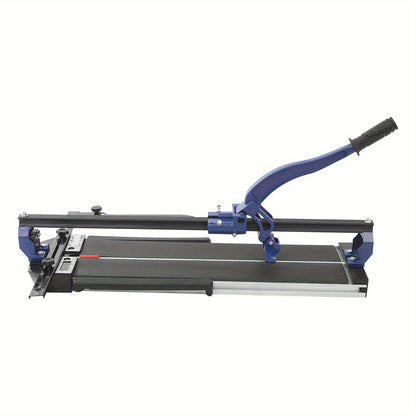 InSyoForeverEC 1pc Manual Tile Cutter - 60cm/80cm/100cm/120cm, Blue & Black, Heavy-Duty Metal Blade for Precise Tile Cutting, DIY & Professional Use, Construction Tool, Robust Tool Design, Durable Construction