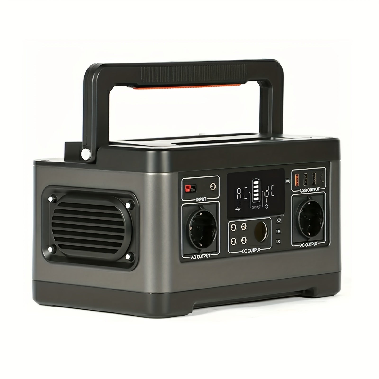 Draagbare Power Station – Mobiele Accu – Externe Batterij – Outdoor Generator – 500W Uitgang – 520Wh Lithium Batterij - QUORE